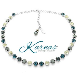 Collana JEANS KINDA GAL da 8 mm realizzata con cristallo premium K.D.S. *Scegli la tua finitura *Karnas Design Studio™ **