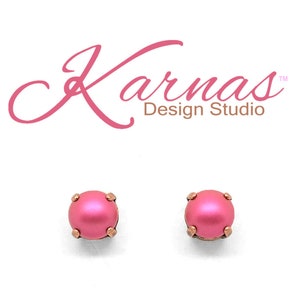 BOYSENBERRY PEARL 8mm Stud or Drop Earrings K.D.S. Premium Crystal Pearl *Pick Your Finish *Karnas Design Studio™ *Free Shipping
