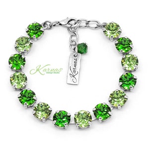 AN IRISH TOAST 8mm Bracelet Made With K.D.S. Premium Crystal *Choose Your Finish *Karnas Design Studio™ *Free Shipping*