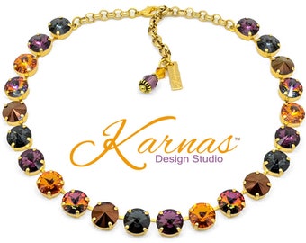 CHASING FALL 12mm KDS Exclusive Necklace *Made With K.D.S. Premium Crystal *Pick your Finish *Karnas Design Studio™ *Free Shipping*