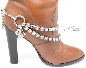 BOOT JEWELRY Karnas Original *8mm *One Size Fits Most *K.D.S. Premium Crystal *Choose Your Finish *Karnas Design Studio™ **