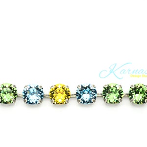 PIXIE DUST 8mm Charm Bracelet Made With K.D.S. Premium Crystal Choose Your Finish Karnas Design Studio™ Free Shipping image 3