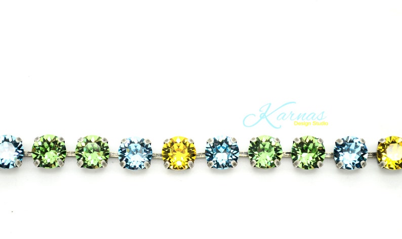 PIXIE DUST 8mm Charm Bracelet Made With K.D.S. Premium Crystal Choose Your Finish Karnas Design Studio™ Free Shipping image 3