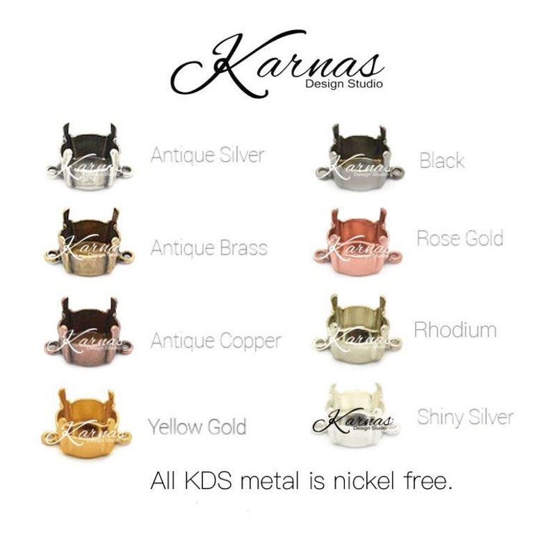 BOOT JEWELRY Karnas Original 8mm One Size Fits Most K.D.S. Premium Crystal Choose Your Finish Karnas Design Studio™ Free Shipping image 6