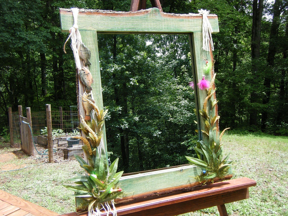 Woodsy Decor Mirror Cabin/Home/Log Home - Logs Resin Material Mirror LARGE