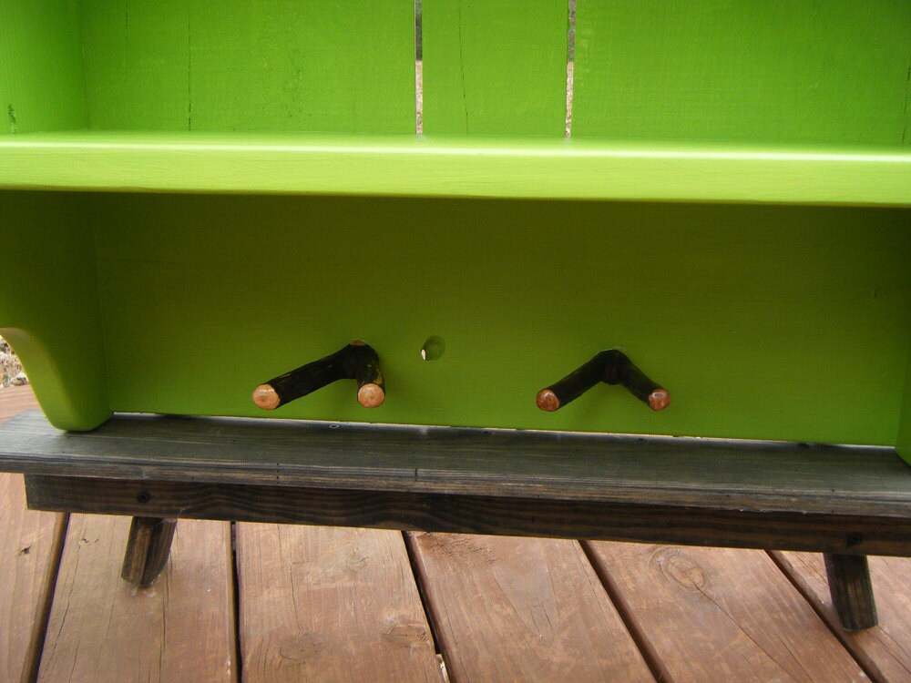 Gabinete de pared de madera rústica gabinete de pared de | Etsy