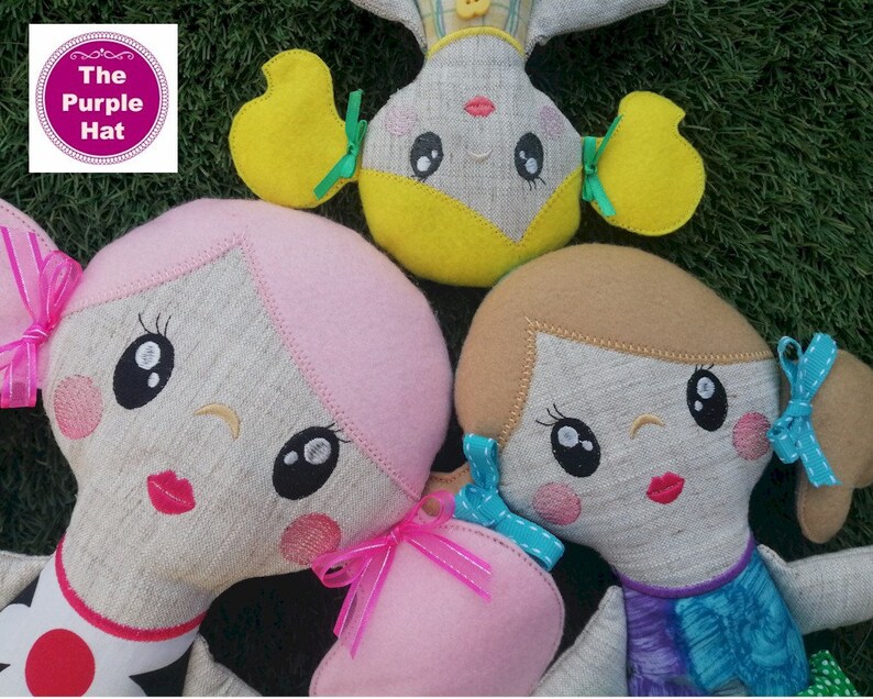 Ith cloth doll 5x7 6x10 8x12 machine embroidery made in the  etsy Ith cloth doll 5x7 6x10 8x12 machine embroidery made in the  etsy