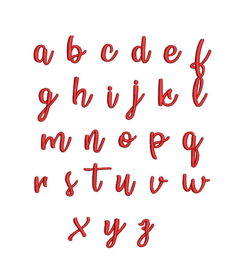 Blossom Machine Embroidery Font - 1 Inch - Monogram - Alphabet ...