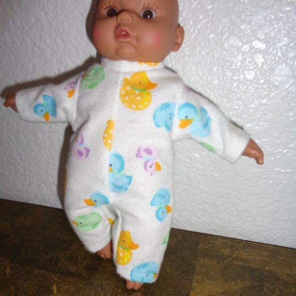 Tiny Rubber Duckie 8 Inch Sleeper for 7 or 8 Inch Dolls, You and Me Dolls, Waldorf, New Born Babies and other Dolls and Animals 7-8 Inches