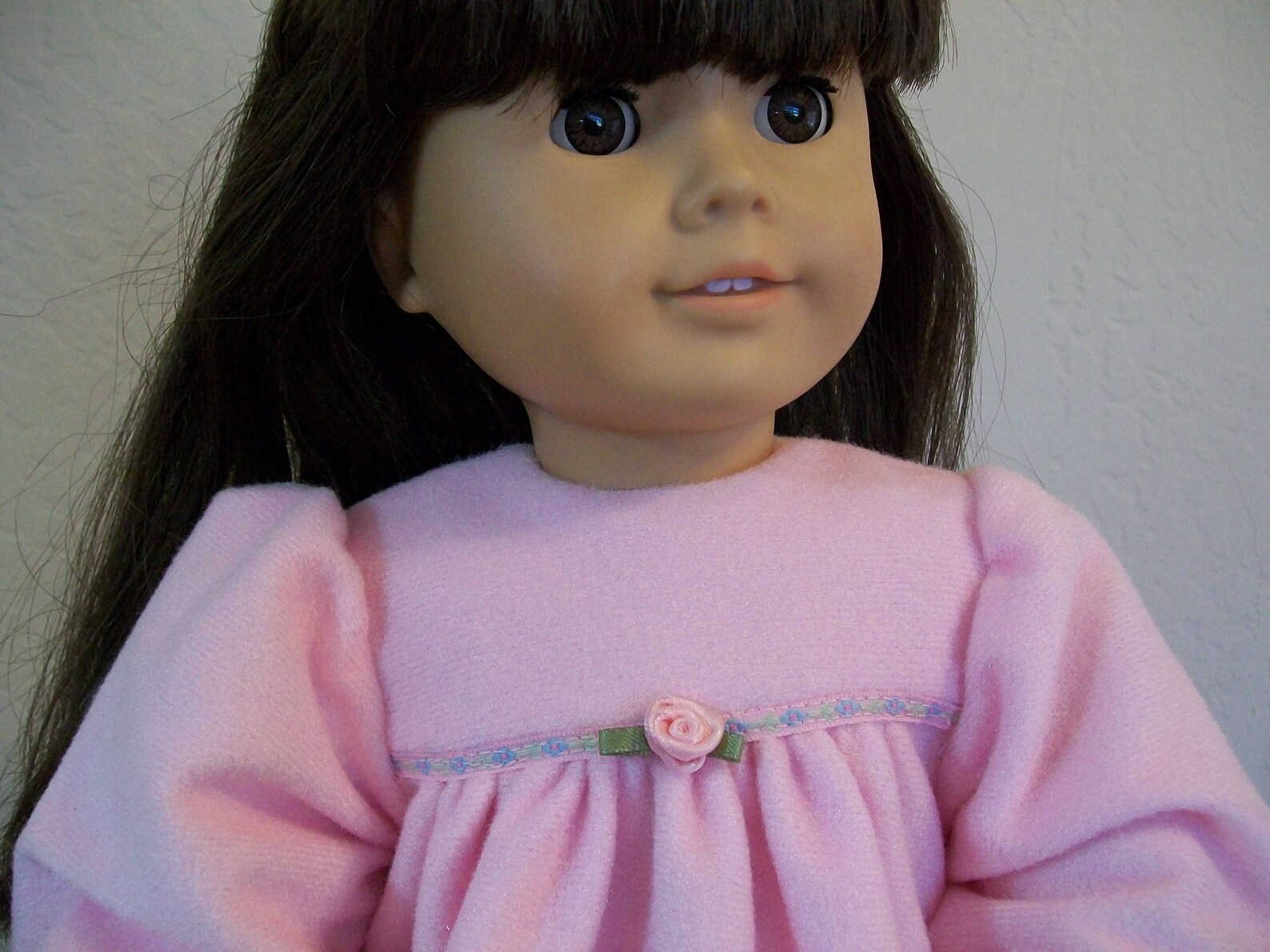 Pink Fleece Nightgown for the American Girl Magic Attic Our Etsy