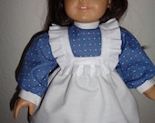 Pinafore Dress for 18 Inch Dolls: American Girl, Our Generation, My Life, or Springfield in 5 Calico Prints