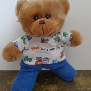 Boy Doll Jeans and Knit Sport Top for 10-12 Inch Dolls, Teddy Bears, and Stuffed Animals