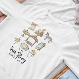 Nativity Sweatshirt for Christmas, Birth of Christ Sweatshirt, Christmas Sweatshirt, Cute Christmas Sweatshirt, Christmas Story Sweatshirt