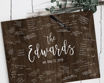 Welcome Sign for Fall Horizontal Personalized Sign Our Canvas Always /& Forever Rustic Wood Photo Andaz Press Custom Large Wedding Canvas Guestbook Alternative 16 x 20 Inches Rustic Theme
