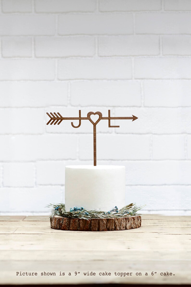 Customized Wedding Cake Topper Personalized Cake Topper for image 0