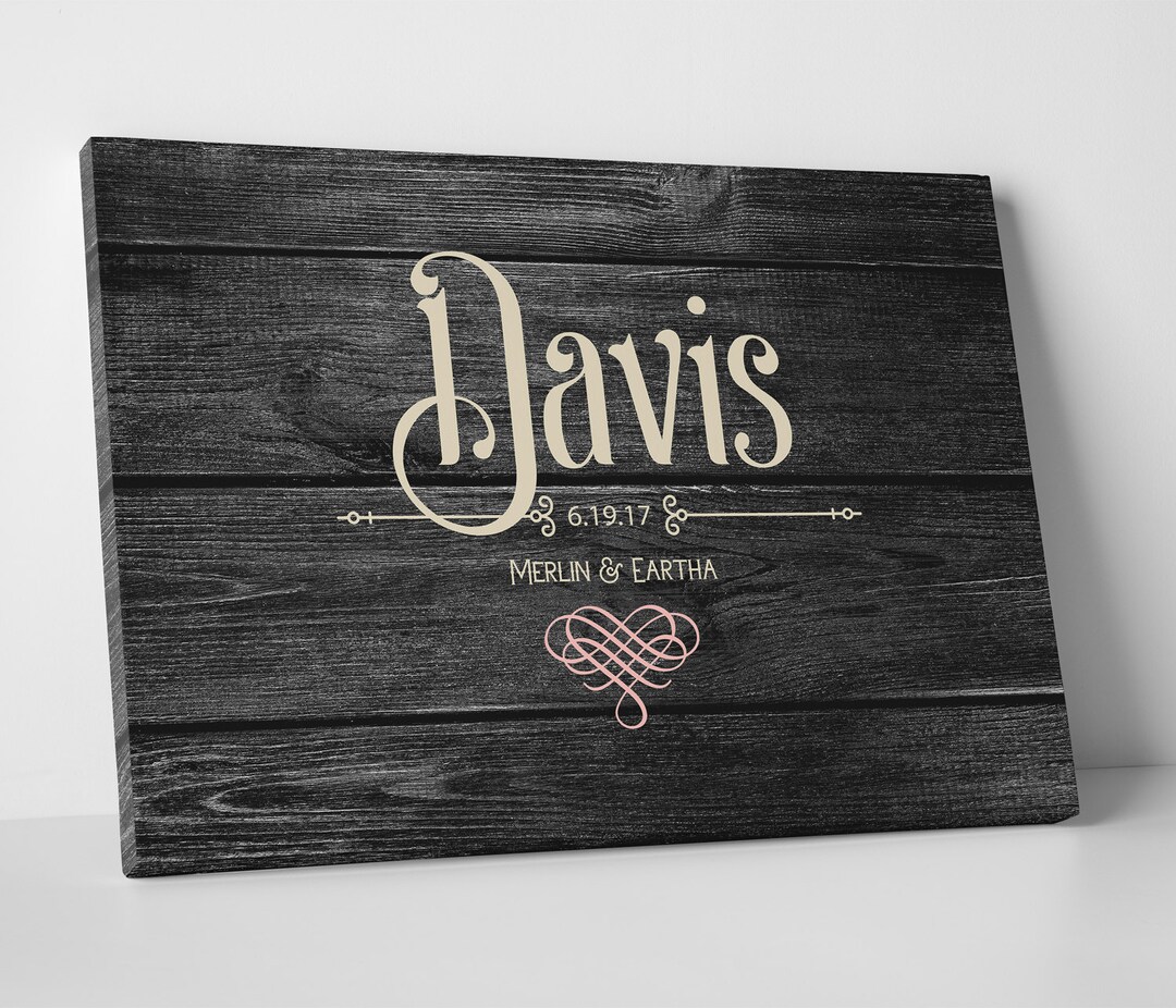 Rustic Wedding Guest Book Alternative Unique Wedding Guestbooks Canvas