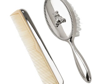 personalized baby brush and comb set