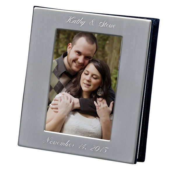 Photo Album, Frame Style, Matte or bright finish, 4 x 6, free engraving,  photo added