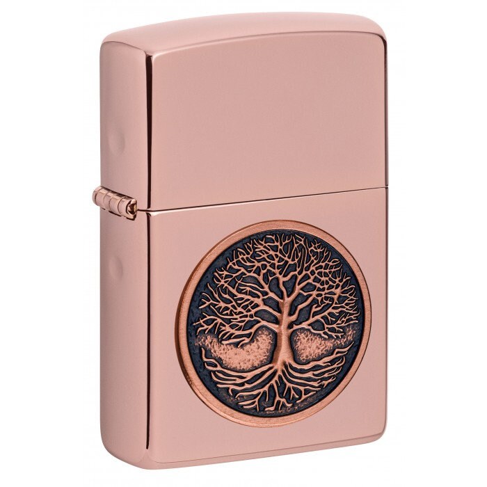 Zippo Carved Armor® Rose Gold Design Windproof Lighter