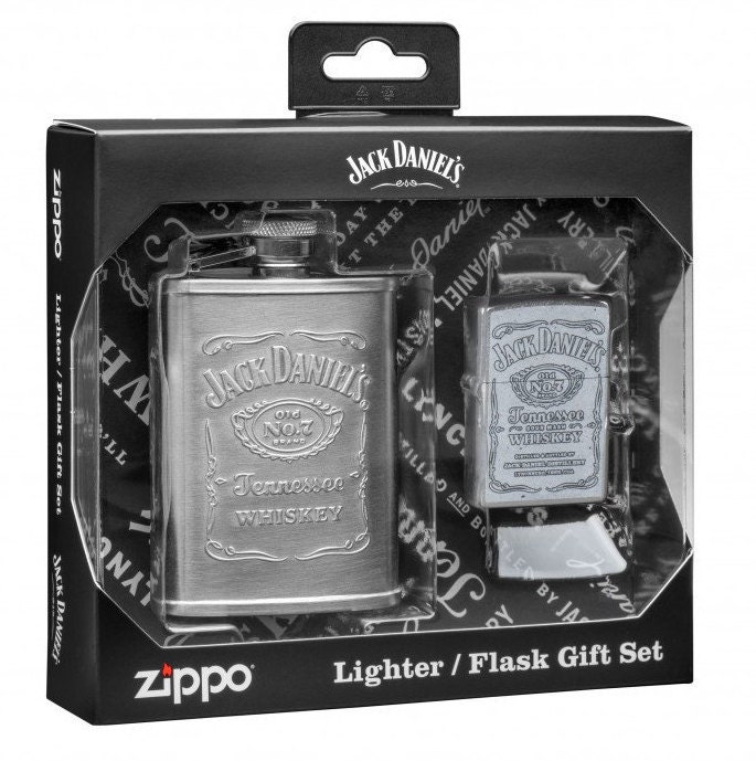 Jack Daniel's Hipflask Tumbler gift sets Wallet 