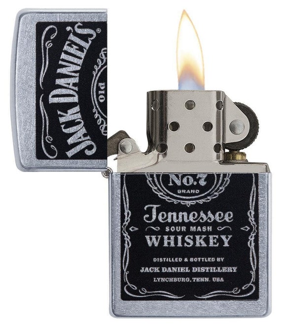 Zippo Lighter - Personalized Custom Message Engrave on Back for Jack  Daniel's Windproof Zippo Lighter #Z231