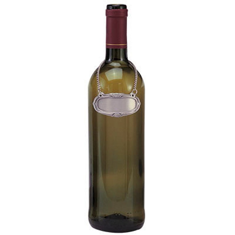 Decanter Labels Wine Bottle Label / Urn Tags Pewter Free Etsy