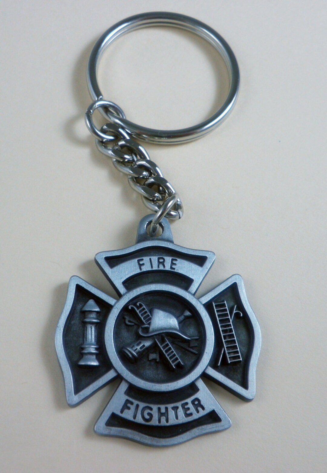 Firefighter keychain hot sale