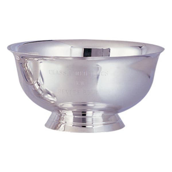 Engraved 10 Inch Paul Revere Silver Bowl