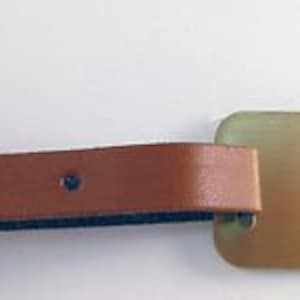 Brass Custom Luggage Tag with Strap,  Engraved