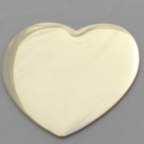 Nameplate Brass- Heart  Shape,   Free Engraving