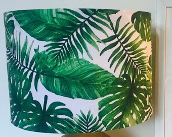 Tropical Leaves  Lampshade