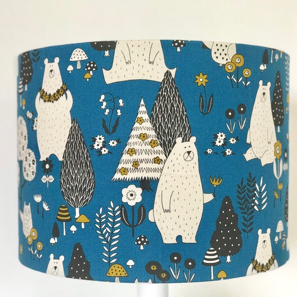 Bear in the Woods Lampshade