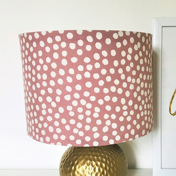 Polka dot table sale lamp