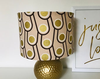 Retro Print Removable Lampshade Cover