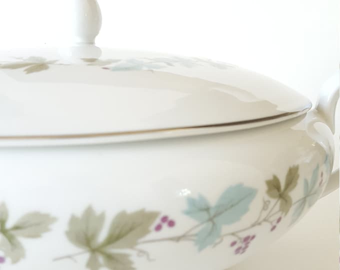 Mismatched China Round Covered Serving Dish for Wedding Etsy