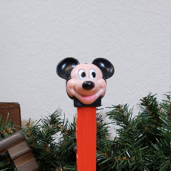 Mickey Mouse Pez thin foot vintage