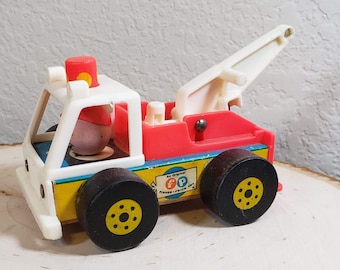 Vintage Fisher Price Tow Truck 718