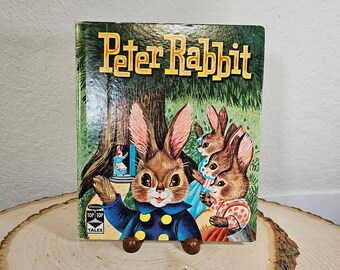 Peter Rabbit vintage children's book Easter bunny Tip Top books