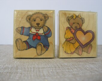 Teddy bear stamps