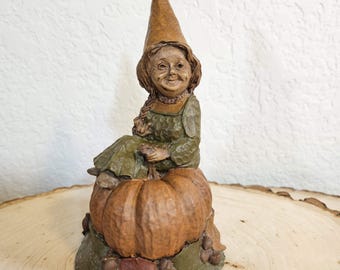 Tom Clark Gnome lady on pumpkin