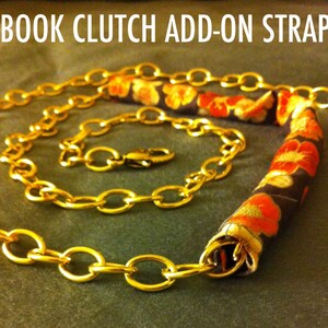 Add-On Detachable Chain Strap for Book Clutch Purse