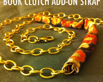 Add-On Detachable Chain Strap for Book Clutch Purse