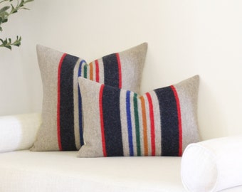 Yellowstone National Park Wool Pillow Cover (Made to Order)