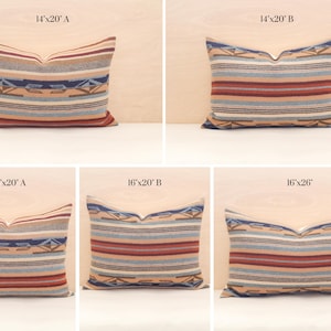 Chimayo Wool Pillow Cover in Harvest Tan Stripe (Ready to Ship) bild 8
