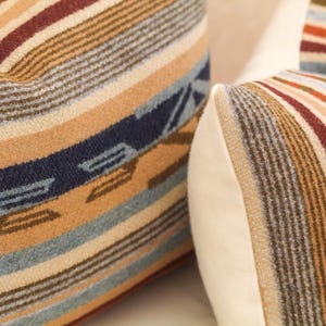 Chimayo Wool Pillow Cover in Harvest Tan Stripe (Ready to Ship) bild 3