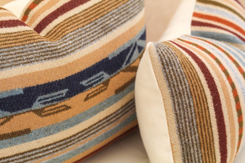 Chimayo Wool Pillow Cover in Harvest Tan Stripe (Ready to Ship) bild 3