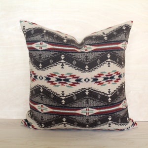 Spirit of the Peoples Wool Pillow Cover, Southwestern Pillow Cover Made to Order image 6