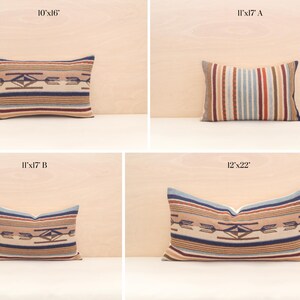 Chimayo Wool Pillow Cover in Harvest Tan Stripe (Ready to Ship) bild 7