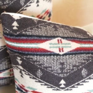Spirit of the Peoples Wool Pillow Cover, Southwestern Pillow Cover Made to Order image 3