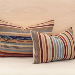 Chimayo Wool Pillow Cover in Harvest Tan Stripe (Ready to Ship) bild 2